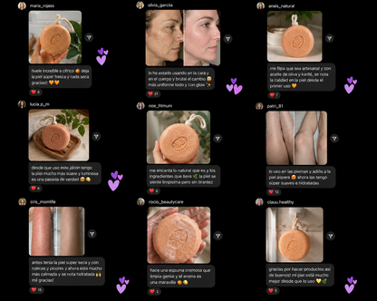 Jabón Exfoliante Cítrico · Molienda en Frío