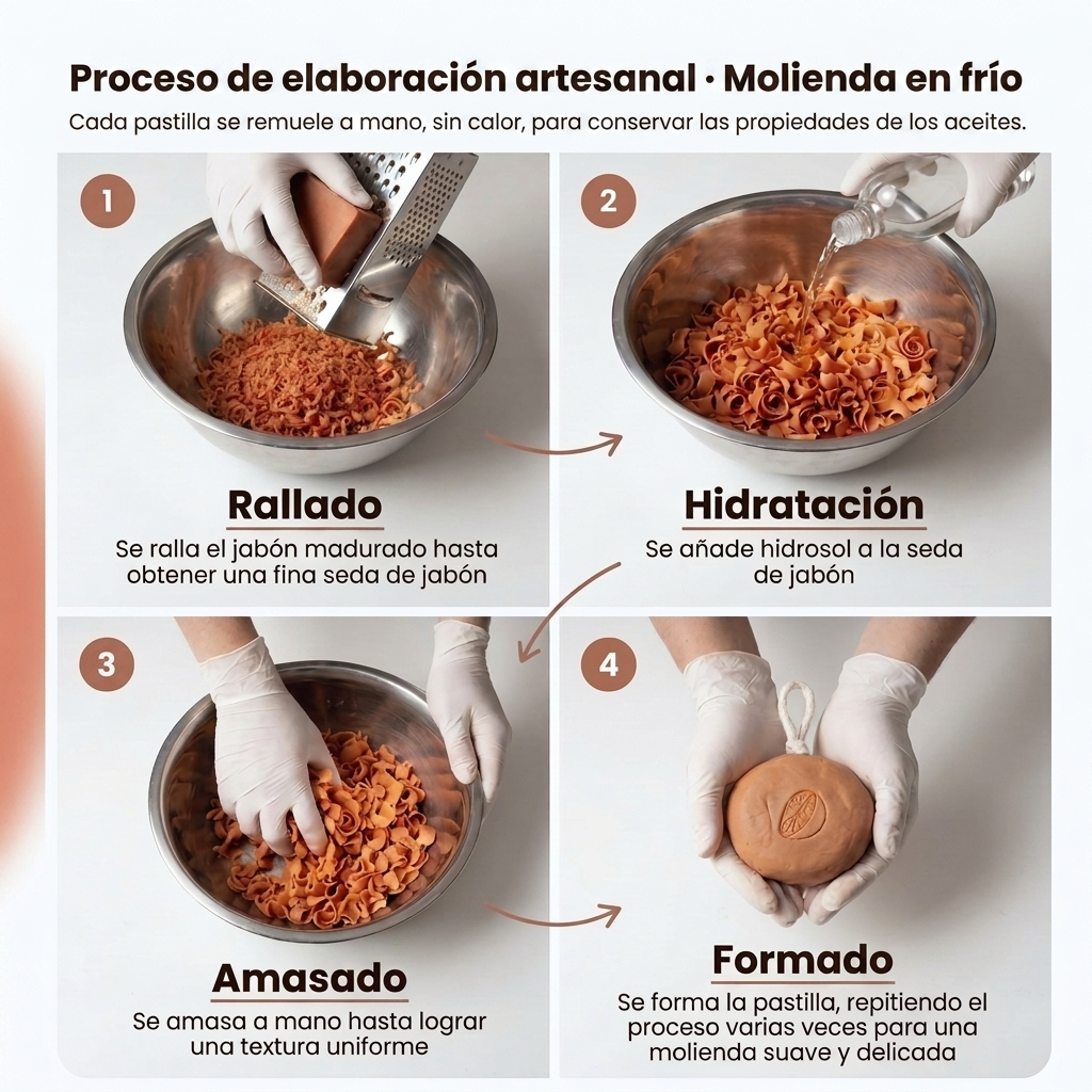 Jabón Exfoliante Cítrico · Molienda en Frío